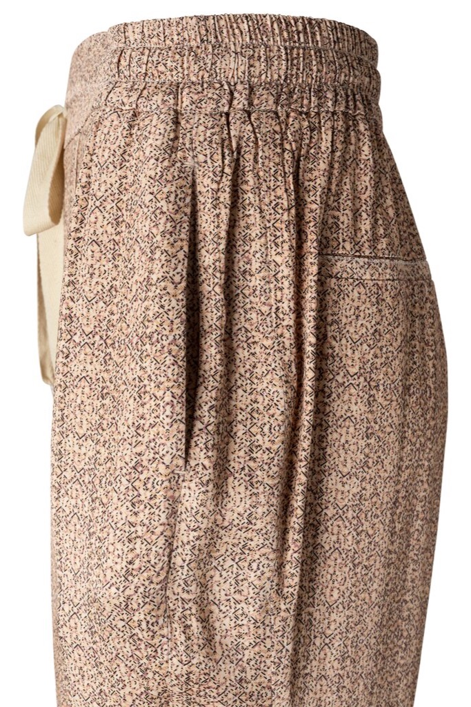 YAYA - Nohavice voľné s potlačou - pale peach dessin YAYA - Nohavice voľné s potlačou - pale peach dessin