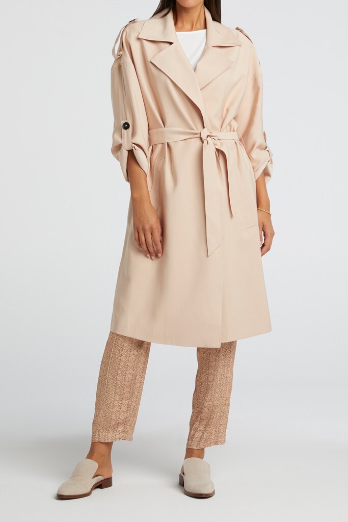 YAYA - Nohavice voľné s potlačou - pale peach dessin YAYA - Nohavice voľné s potlačou - pale peach dessin