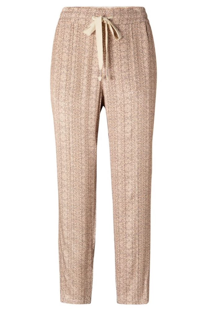 YAYA - Nohavice voľné s potlačou - pale peach dessin