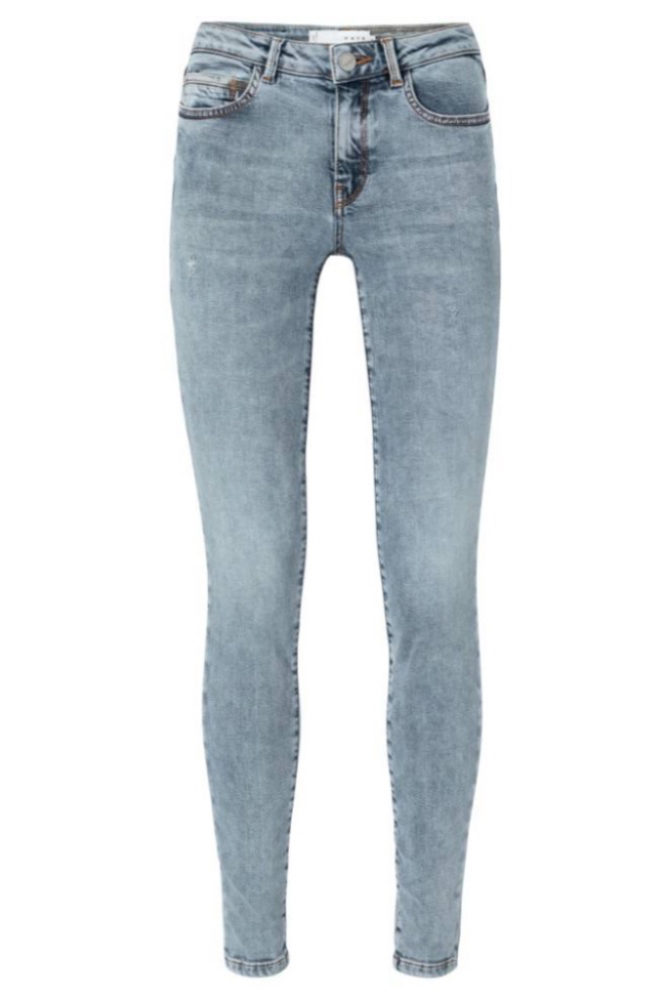YAYA - Nohavice denim - BLUE GREY WASHED DENIM