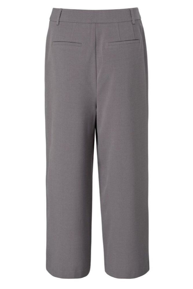 YAYA - Nohavice 3/4-ťové - volcanic glass dark grey