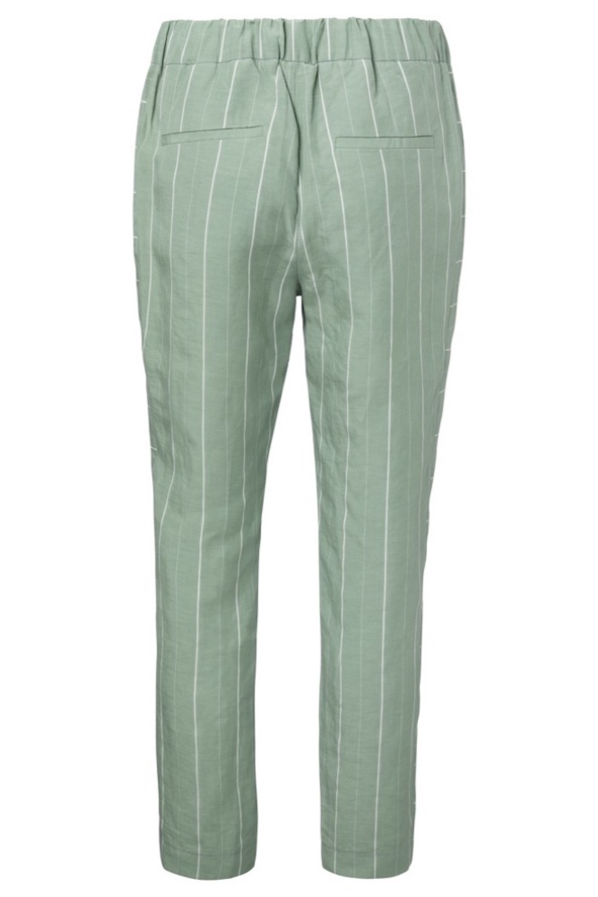 YAYA - Nohavice letné pásikové - LIGHT SAGE