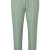 YAYA - Nohavice letné pásikové - LIGHT SAGE