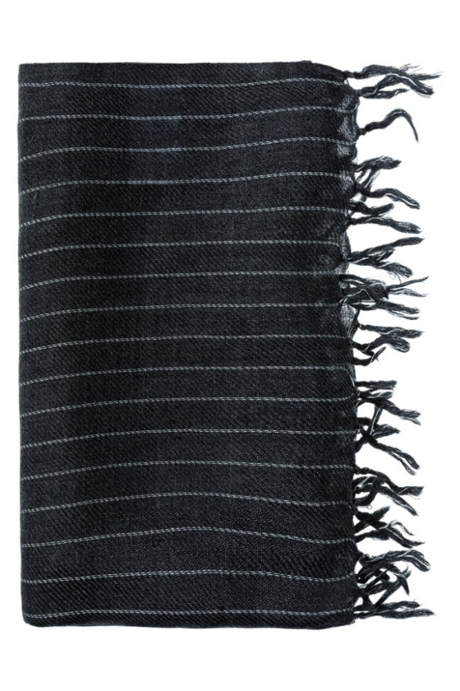 YAYA - Šál s pásikmi MOONLEES NIGHT MELANGE - moonlees night melange