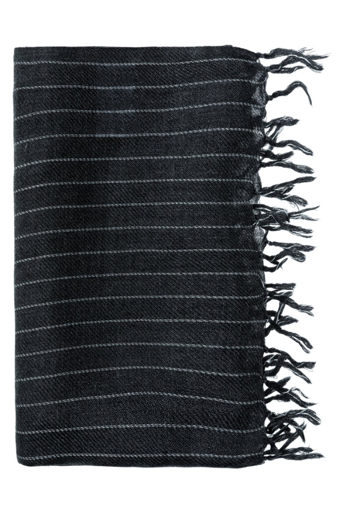 YAYA - Šál s pásikmi MOONLEES NIGHT MELANGE - moonlees night melange YAYA - Šál s pásikmi MOONLEES NIGHT MELANGE - moonlees night melange