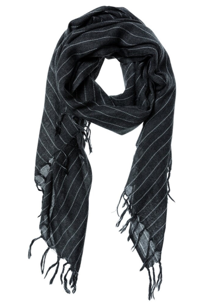 YAYA - Šál s pásikmi MOONLEES NIGHT MELANGE - moonlees night melange