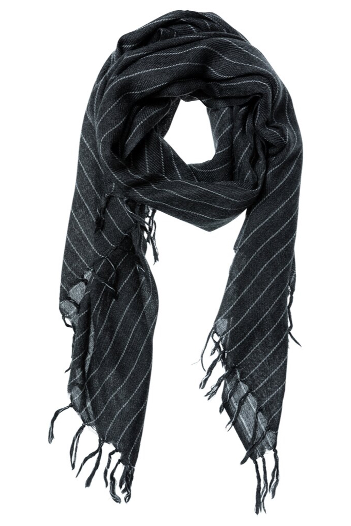 YAYA - Šál s pásikmi MOONLEES NIGHT MELANGE - moonlees night melange YAYA - Šál s pásikmi MOONLEES NIGHT MELANGE - moonlees night melange