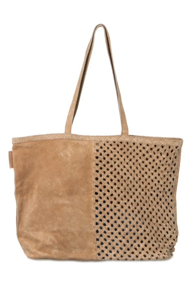 YAYA - Taška semišová SAND - sand