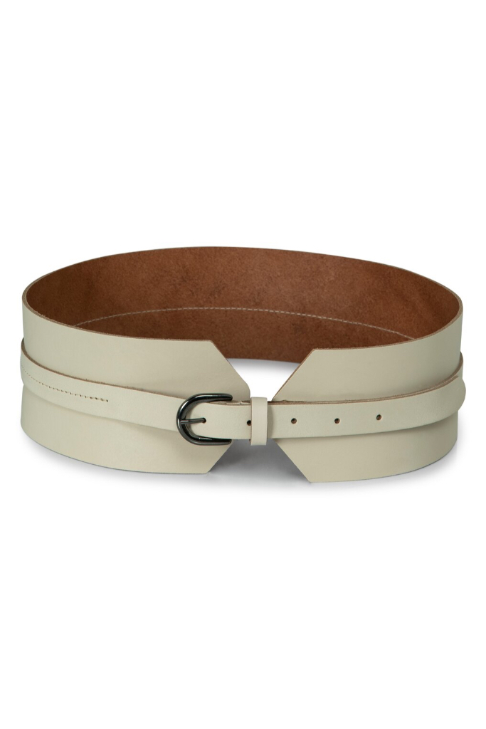 YAYA - 0pasok koža široký Creme brulee beige - creme brulee beige YAYA - 0pasok koža široký Creme brulee beige - creme brulee beige