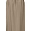 YAYA - Sukňa midi s vačkami Greige brown - greige brown
