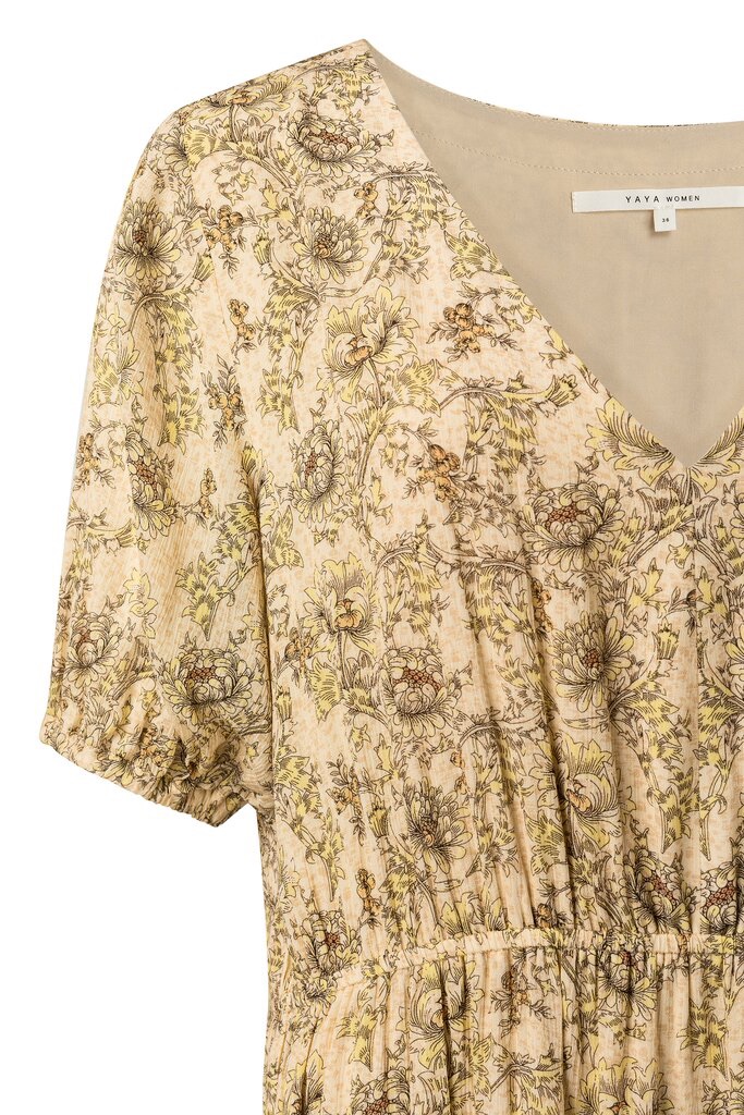 YAYA - Šaty s potlačou a V-výstrihom - wheat dessin YAYA - Šaty s potlačou a V-výstrihom - wheat dessin