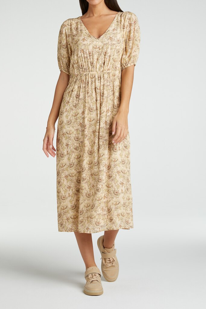 YAYA - Šaty s potlačou a V-výstrihom - wheat dessin YAYA - Šaty s potlačou a V-výstrihom - wheat dessin