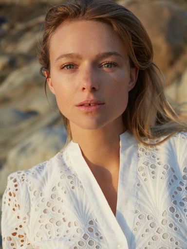 YAYA - Šaty madeirové Egret off white - egret off white YAYA - Šaty madeirové Egret off white - egret off white