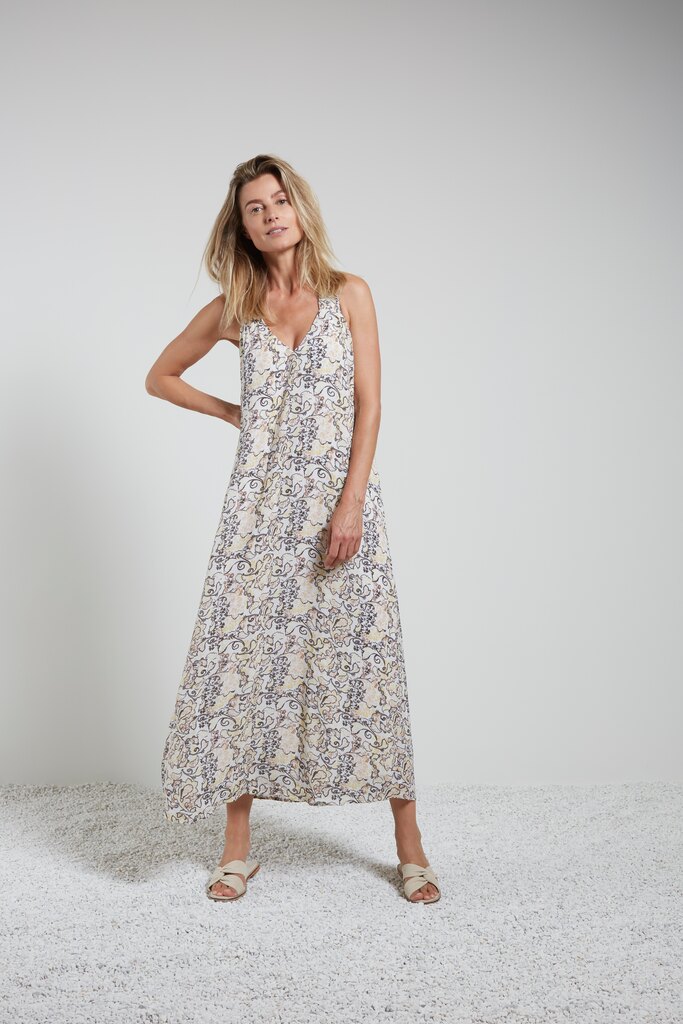 YAYA - Šaty dlhé s potlačou Birch sand dessin - birch sand dessin YAYA - Šaty dlhé s potlačou Birch sand dessin - birch sand dessin