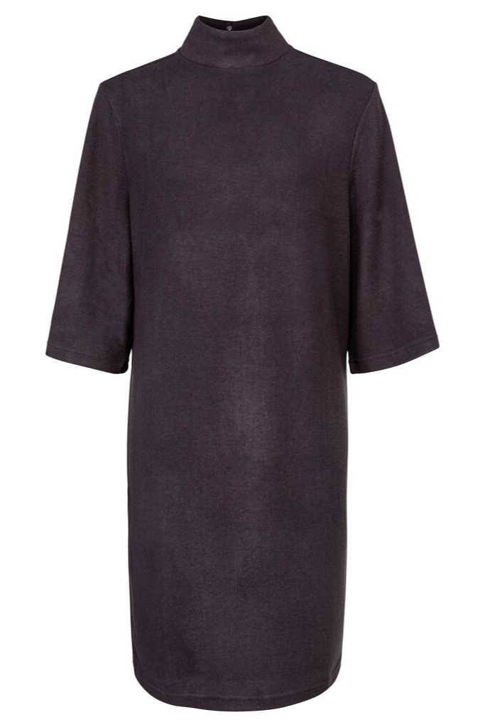 YAYA - Šaty jednoduché s 3/4 rukávmi Phantom - phantom YAYA - Šaty jednoduché s 3/4 rukávmi Phantom - phantom