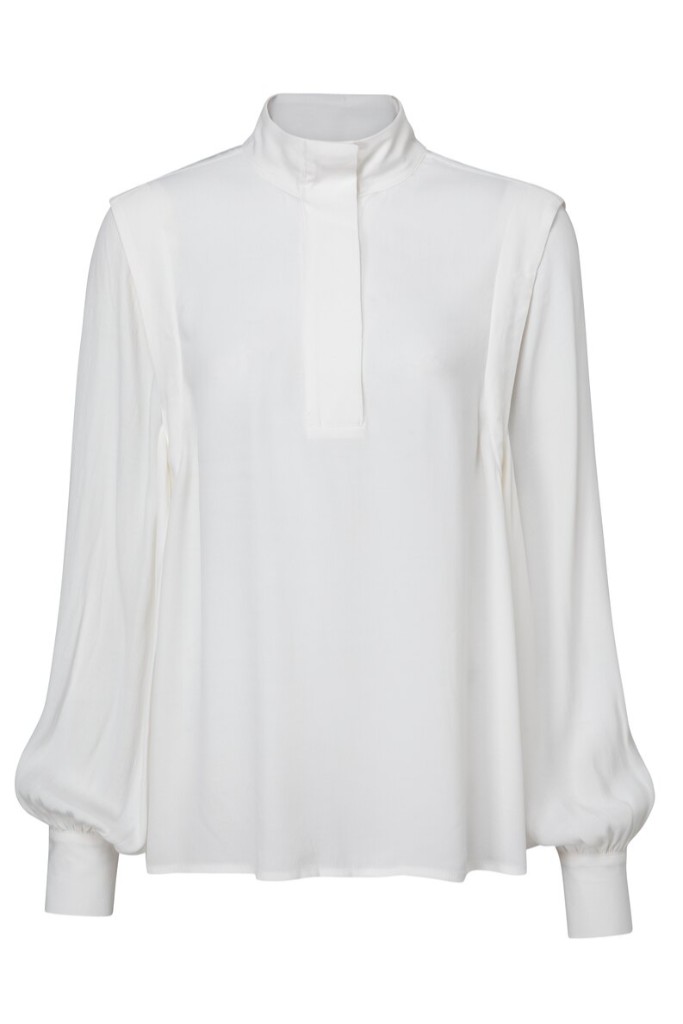 YAYA - Blúzka so stojačikom STAR WHITE - star white YAYA - Blúzka so stojačikom STAR WHITE - star white