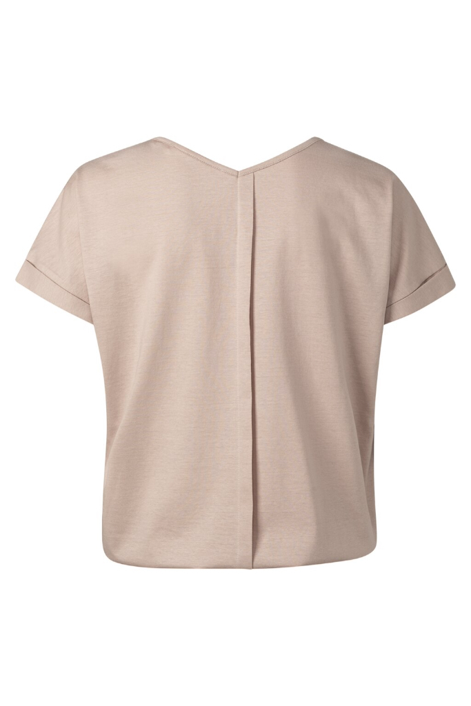 YAYA - Top voľný s V-výstrihom - mushroom old pink YAYA - Top voľný s V-výstrihom - mushroom old pink