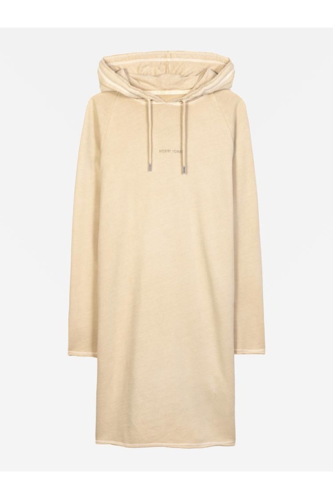 Herrlicher - Šaty džerzejové s kapucou Caramel - caramel Herrlicher - Šaty džerzejové s kapucou Caramel - caramel