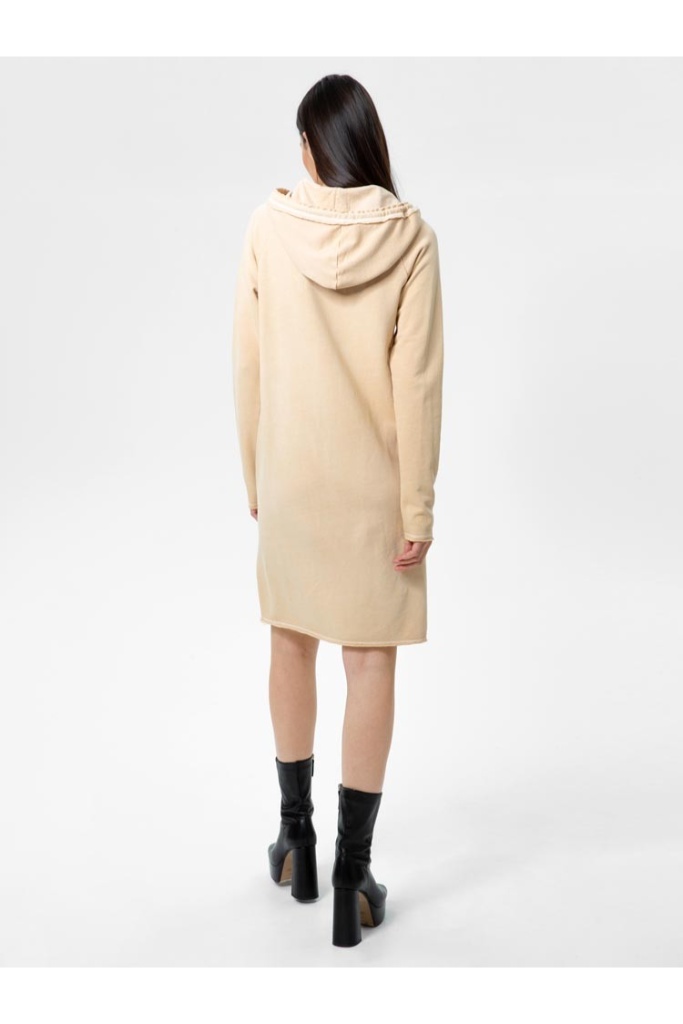 Herrlicher - Šaty džerzejové s kapucou Caramel - caramel Herrlicher - Šaty džerzejové s kapucou Caramel - caramel
