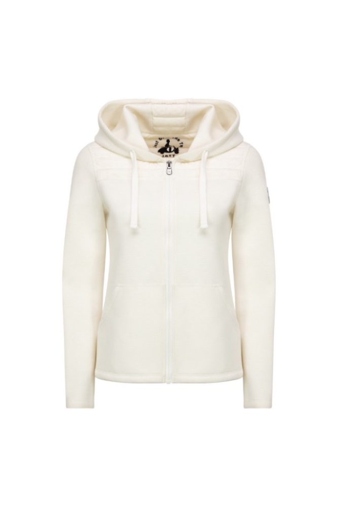 JOTT - Bunda s kapucou neoprénová Anae - ecru