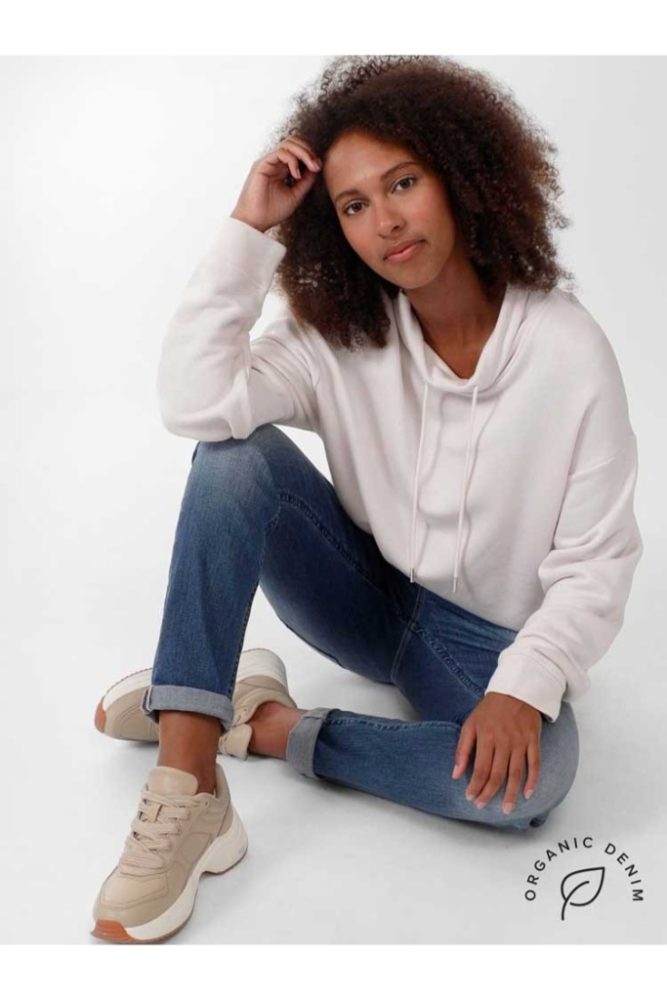 Herrlicher - Nohavice denim Pitch mom - blue desire