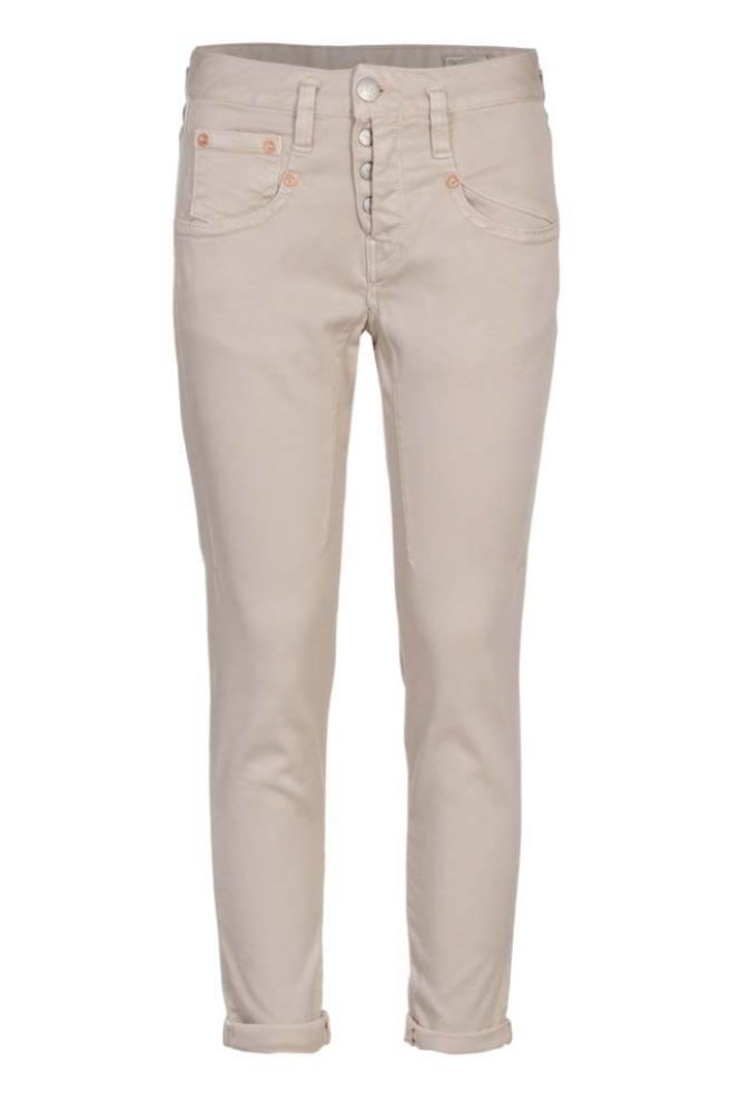 Herrlicher - Nohavice Shyra cropped Beige - beige