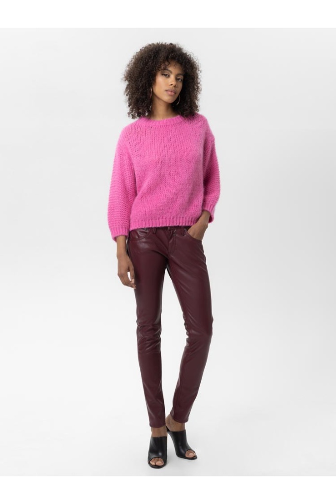 Herrlicher - Pulóver s mohérom Bubblegum - bubblegum Herrlicher - Pulóver s mohérom Bubblegum - bubblegum