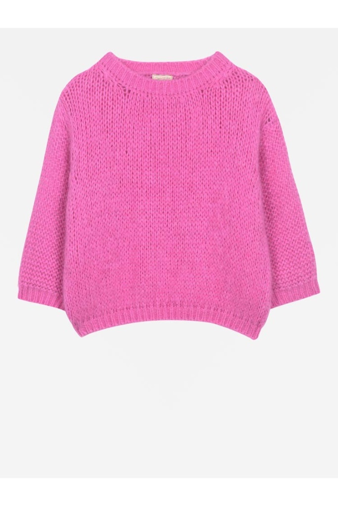Herrlicher - Pulóver s mohérom Bubblegum - bubblegum Herrlicher - Pulóver s mohérom Bubblegum - bubblegum