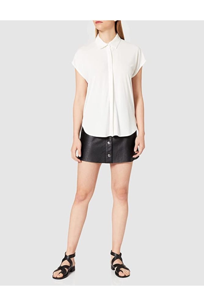 Herrlicher - Blúzka Svania z micromodalu Chalk - chalk