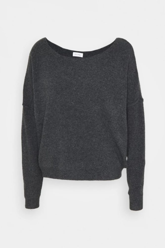 AMERICAN VINTAGE - Pulóver s lodičkovým výstrihom Damsville Averse chine - averse chine