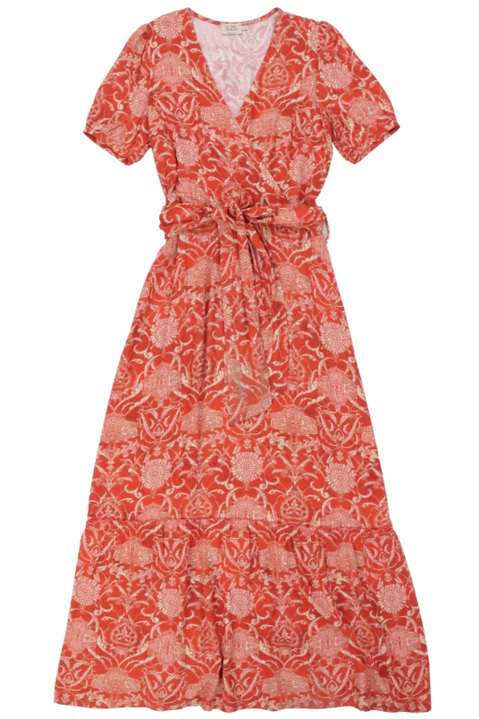 La Fée Maraboutée - Šaty dlhé so vzorom Coquelicot - coquelicot La Fée Maraboutée - Šaty dlhé so vzorom Coquelicot - coquelicot