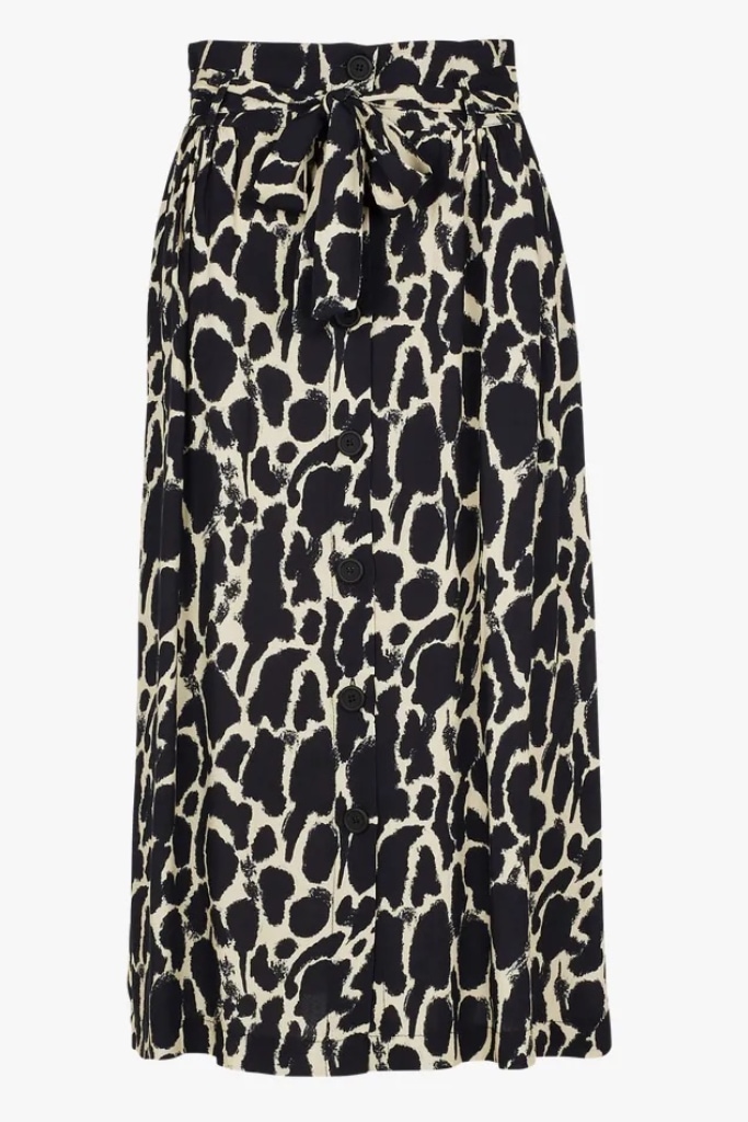 La Fée Maraboutée - Sukňa s gombíčkami Beige/noir - beige/noir La Fée Maraboutée - Sukňa s gombíčkami Beige/noir - beige/noir