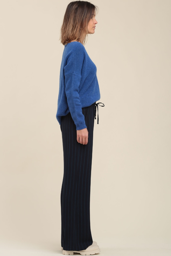 La Fée Maraboutée - Nohavice široké Bleu roi - bleu roi La Fée Maraboutée - Nohavice široké Bleu roi - bleu roi