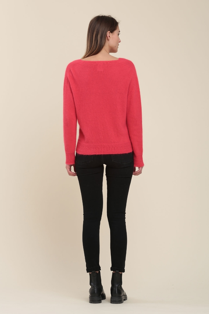 La Fée Maraboutée - Pulóver s ozdobným patentom Tomette - tomette La Fée Maraboutée - Pulóver s ozdobným patentom Tomette - tomette