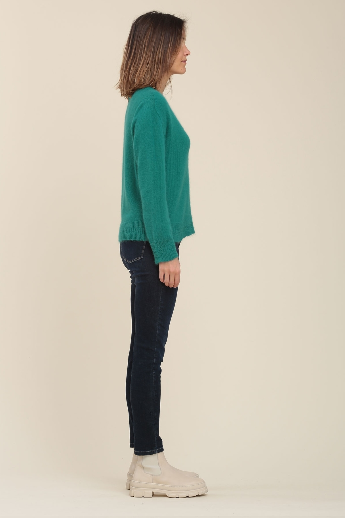 La Fée Maraboutée - Pulóver s ozdobným patentom Chlorophylle - chlorophylle La Fée Maraboutée - Pulóver s ozdobným patentom Chlorophylle - chlorophylle