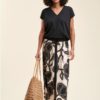 La Fée Maraboutée - Sukňa dlhá so vzorom Skin noir - skin/noir