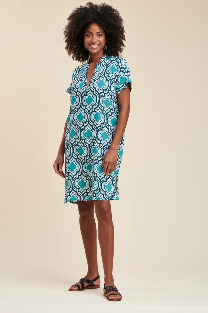 La Fée Maraboutée - Šaty s vzorom Calanques - calanques La Fée Maraboutée - Šaty s vzorom Calanques - calanques