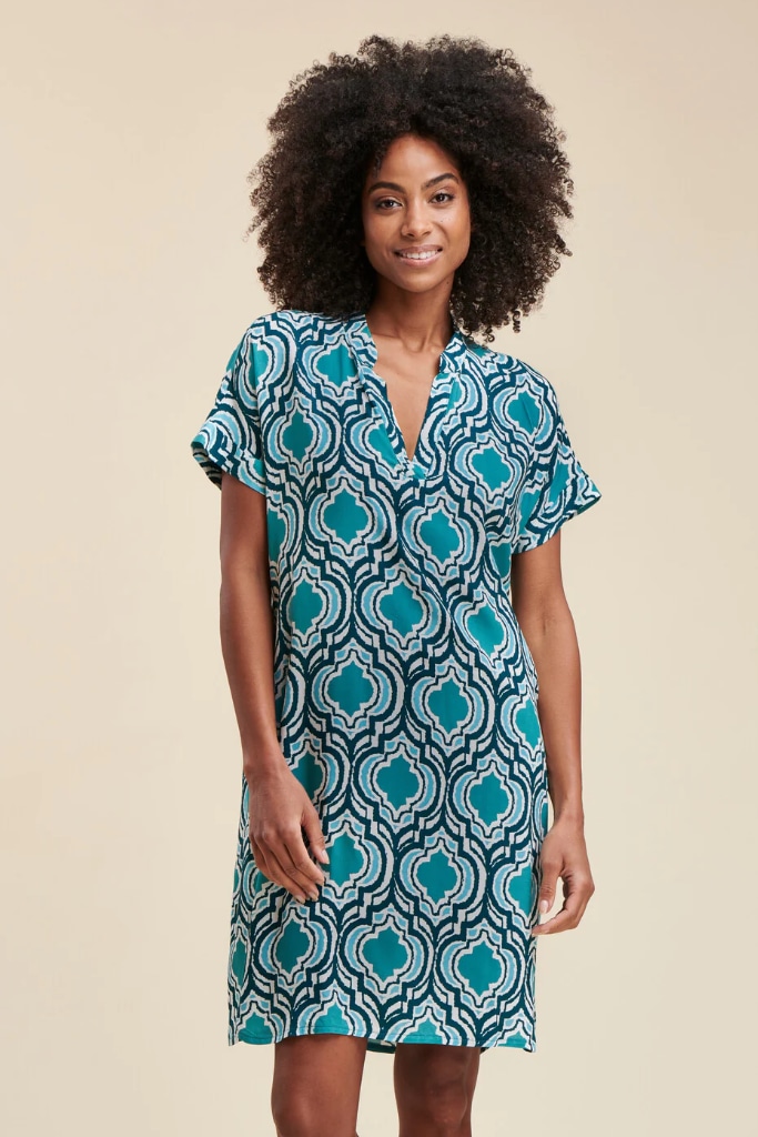 La Fée Maraboutée - Šaty s vzorom Calanques - calanques La Fée Maraboutée - Šaty s vzorom Calanques - calanques