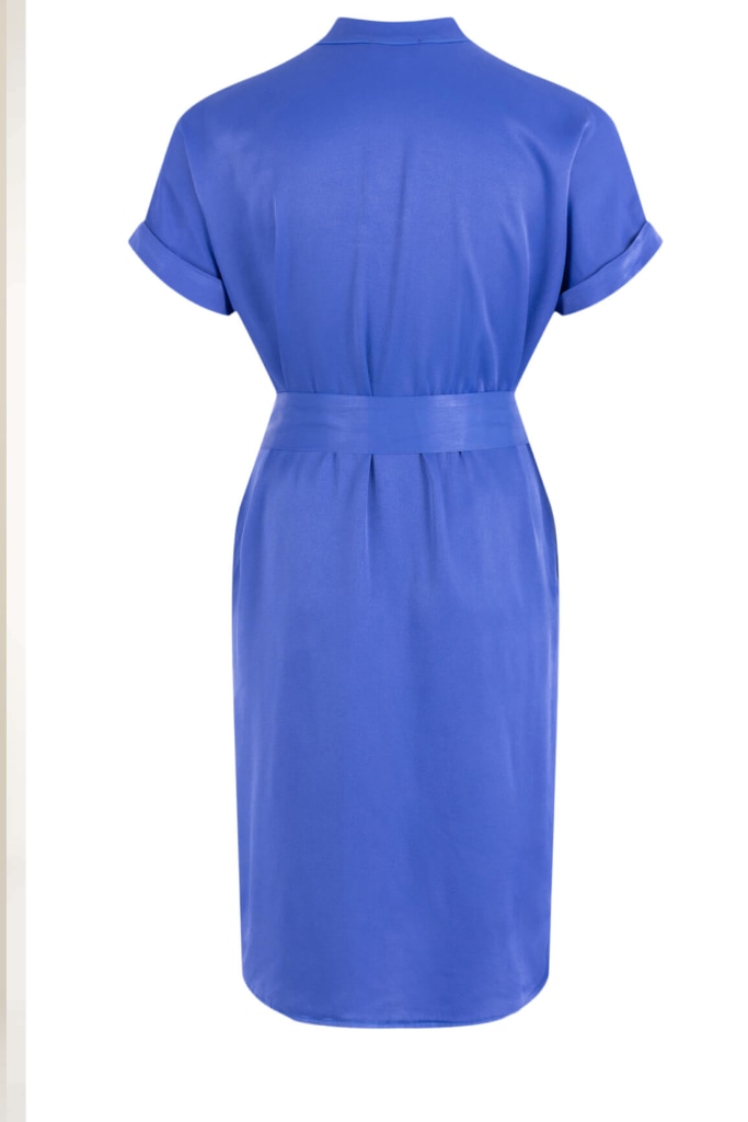 La Fée Maraboutée - Šaty voľné Pervenche - pervenche La Fée Maraboutée - Šaty voľné Pervenche - pervenche