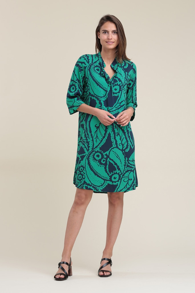 La Fée Maraboutée - Šaty voľné Chlorophyll - chlorophyll La Fée Maraboutée - Šaty voľné Chlorophyll - chlorophyll