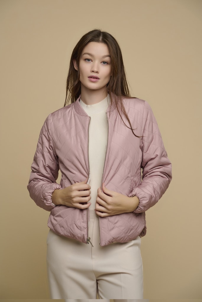 Rino Pelle - Bunda krátka obojstranna Rose dust bloom - rose dust bloom Rino Pelle - Bunda krátka obojstranna Rose dust bloom - rose dust bloom