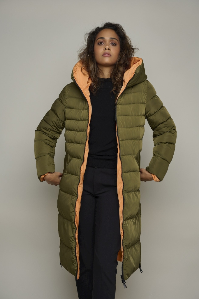 Rino Pelle - Kabát obojstranný Pine and nectarine - pine and nectarine Rino Pelle - Kabát obojstranný Pine and nectarine - pine and nectarine