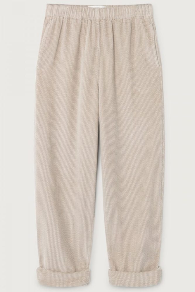 AMERICAN VINTAGE - Nohavice voľné Padow Mastic - mastic