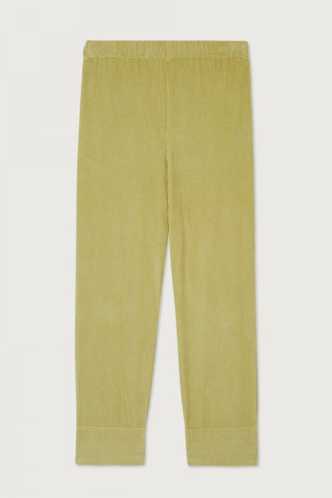 AMERICAN VINTAGE - Nohavice voľné Padow Argan - argan