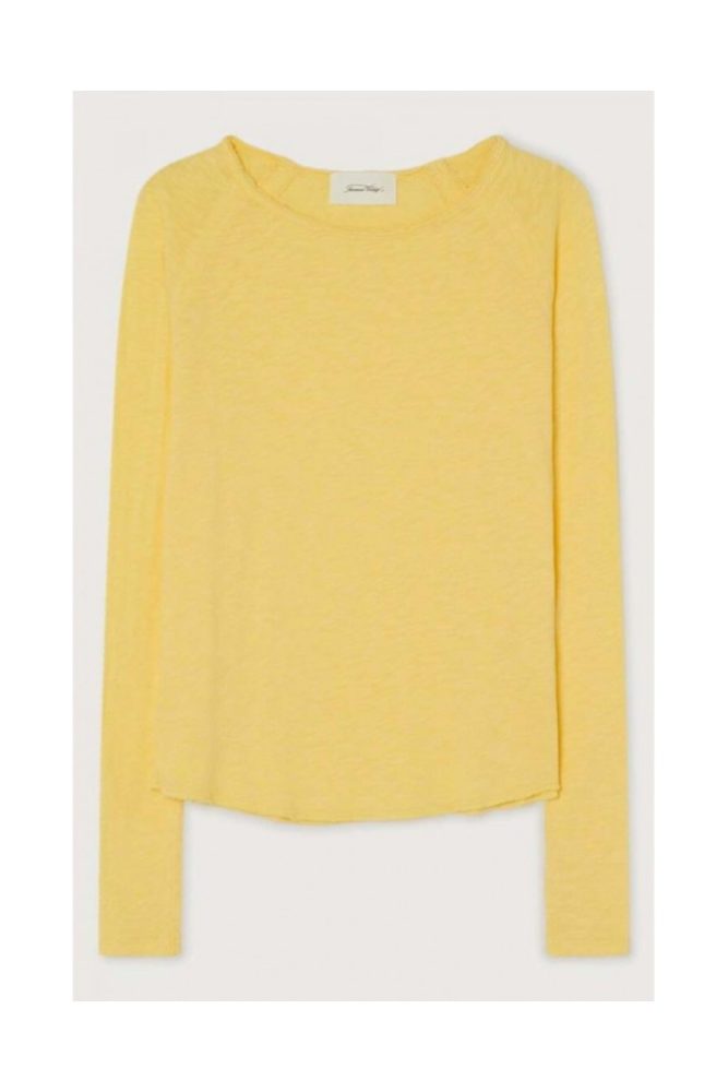 AMERICAN VINTAGE - Tričko s lodičkovým výstrihom Sonoma English creme vintage - creme anglaise vintage