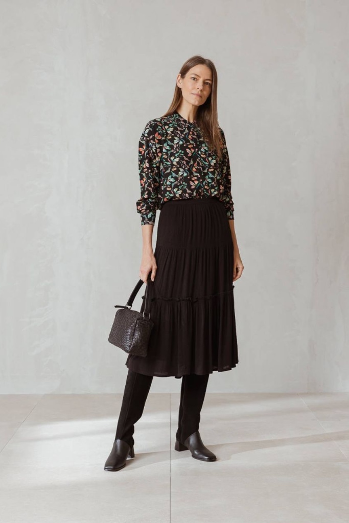 indi cold - Blúzka so vzorom Negro - negro indi cold - Blúzka so vzorom Negro - negro