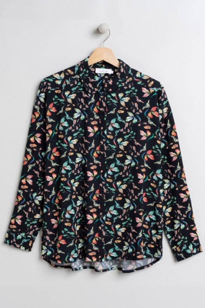 indi cold - Blúzka so vzorom Negro - negro