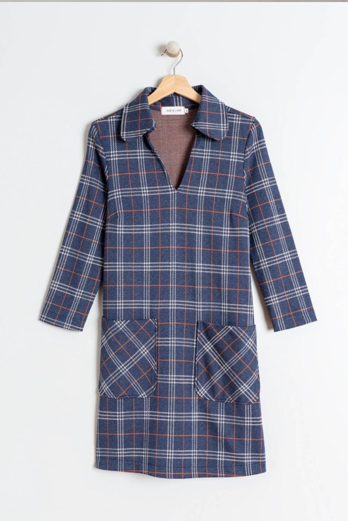 indi cold - Šaty kárované Marino - marino indi cold - Šaty kárované Marino - marino