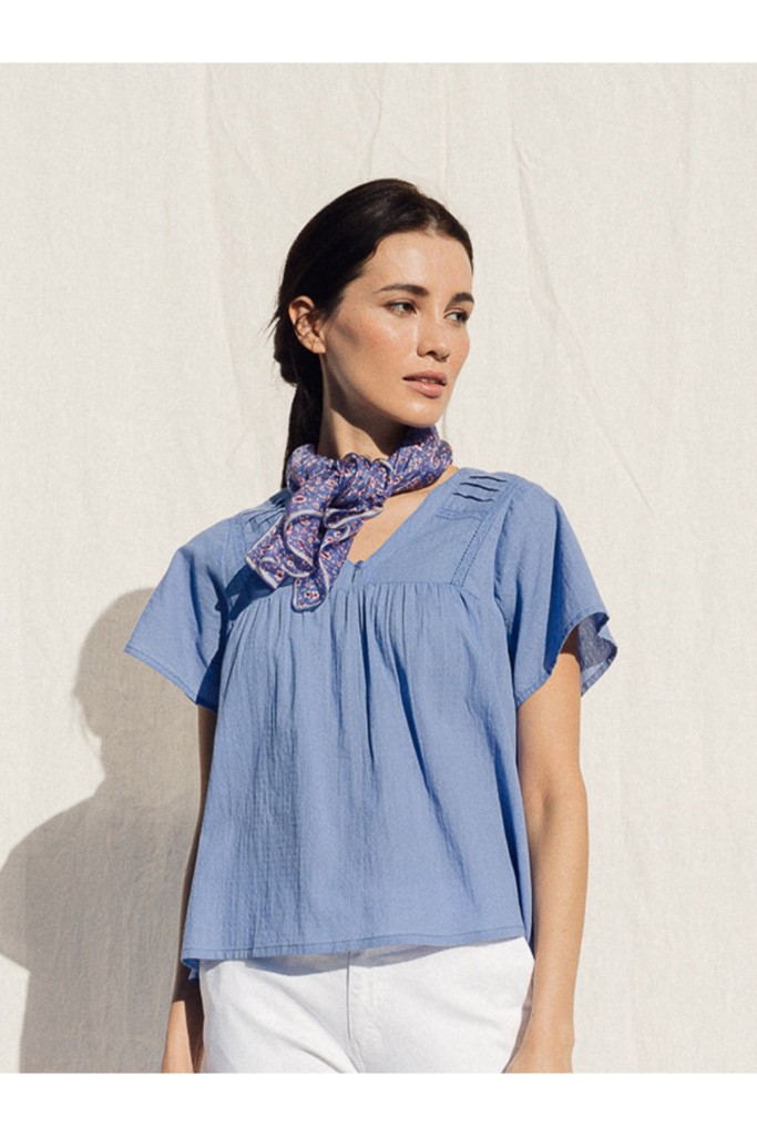 indi cold - Šatka 65x65 cm Azul Anil - azul anil indi cold - Šatka 65x65 cm Azul Anil - azul anil