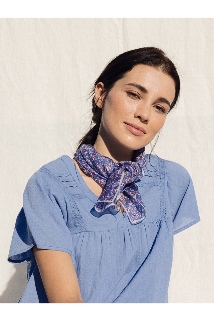 indi cold - Šatka 65x65 cm Azul Anil - azul anil indi cold - Šatka 65x65 cm Azul Anil - azul anil